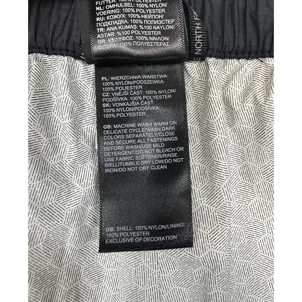 The North Face Antora Dryvent Mens Rain Pants Black Nylon Shell Size XL